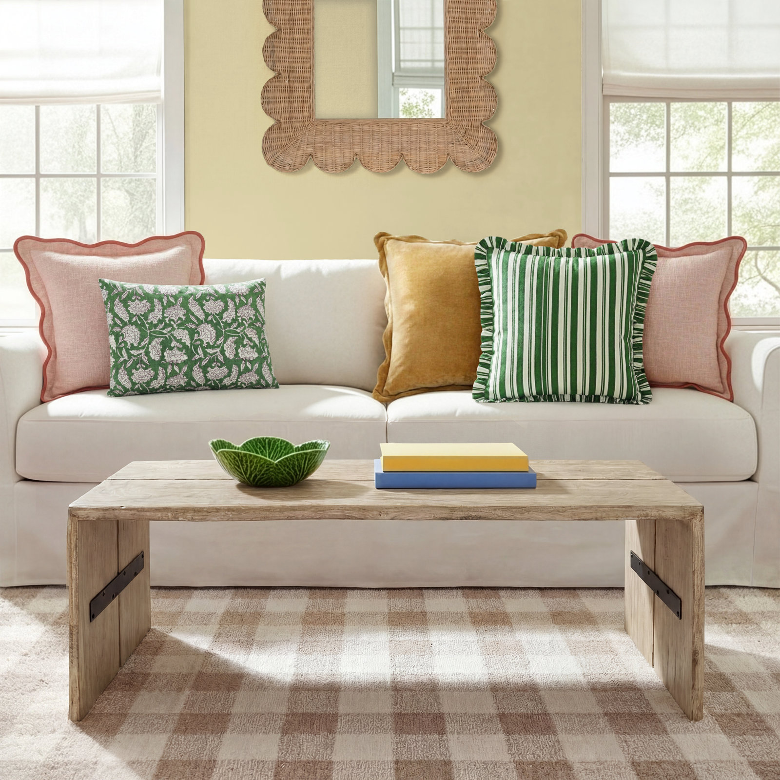 Novato Solid Wood Single Coffee Table, Light Brown