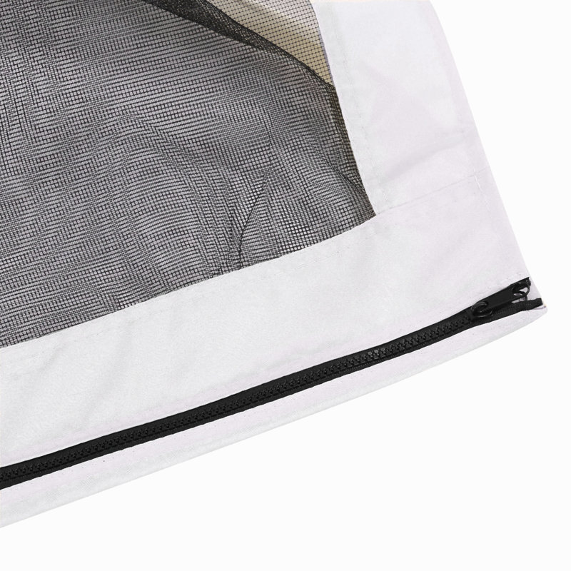 Replacement Mesh Sidewall Netting For Patio Gazebos And Canopy Tents With Zippers (Sidewall Only)