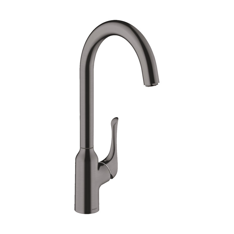 hansgrohe Allegro N Bar Faucet, 1.75 GPM, Brushed Black Chrome