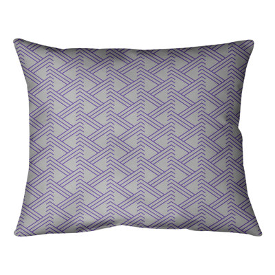 Coussin lombaire à motif Zig Zag