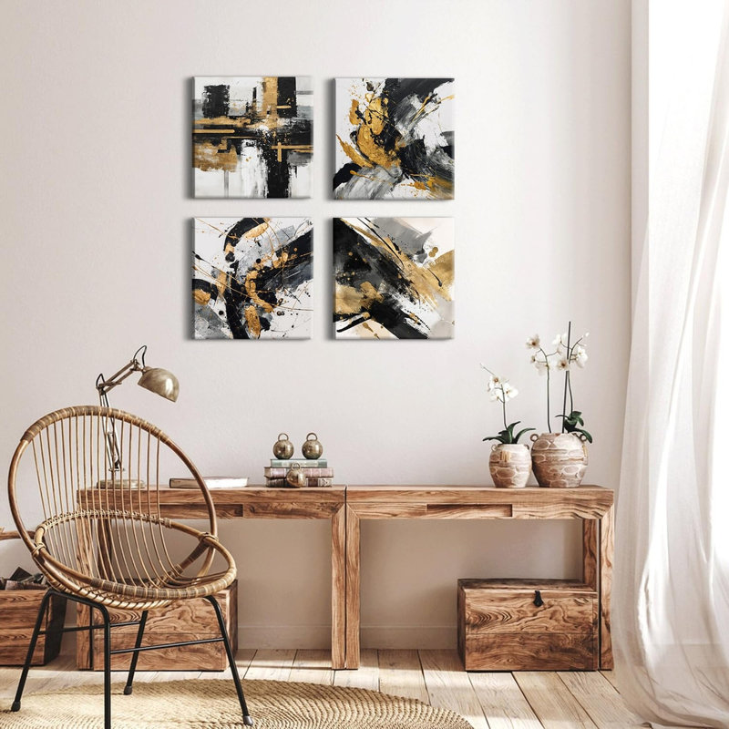 4 Piece Wrapped Canvas Print