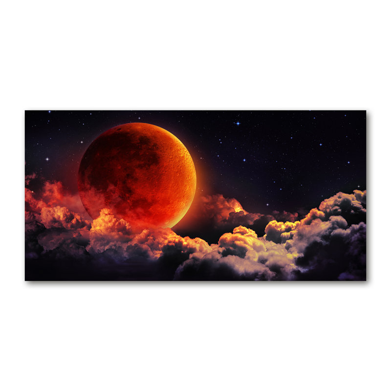 Moon Eclipse - Wrapped Canvas Print