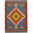 Alluring Comfortable Blue Flatweave Wool Rug-16356044