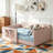 Daybed Velvet Upholstered Sofa Bed with High Side Panels and Side Entrance, Space-Saving Guest Bed with Storage Pockets-527490336-527490342