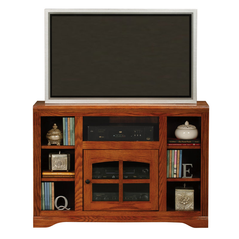 Rafeef Unfinished TV Stand for TVs up to 50", Persimmon Oak