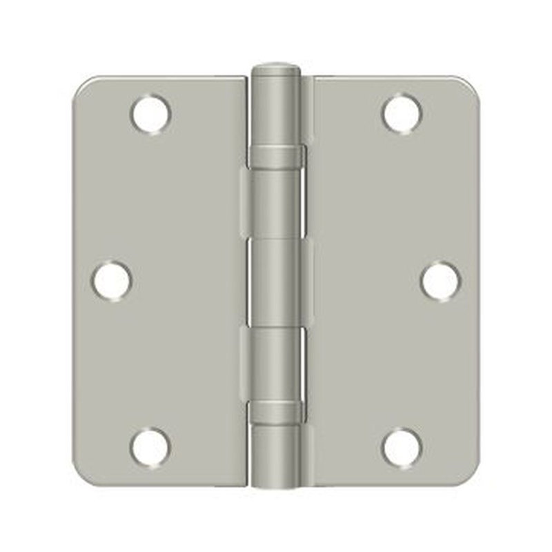 64'' x 64'' Steel Surface Mount Hinge, Brushed Nickel