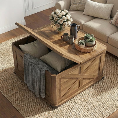Table basse de rangement Farmhouse