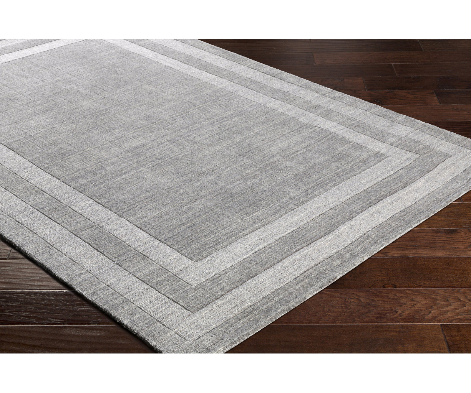 Pierson Medium Gray Hand-Tufted Rug, Rectangle 2' x 3'