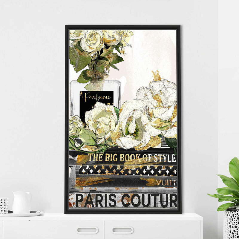 «The Big Book Of Style 1» par By Jodi - impression, H 43,5 po x l 27,5 po x P 2 po, Cadre flottant noir
