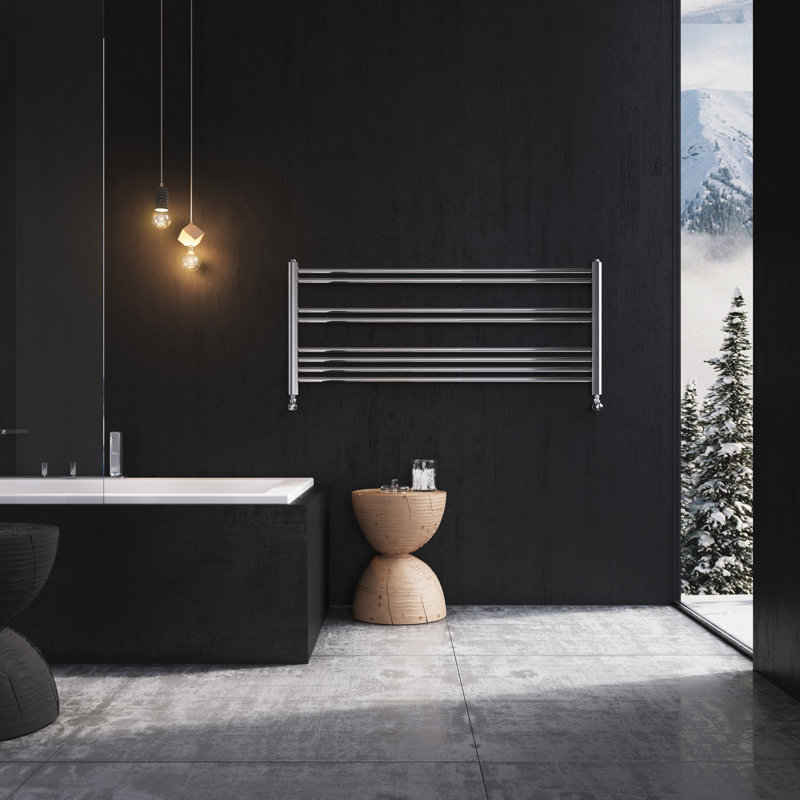 Straight Towel Rail Heated Towel Rails, 500mm H x 1180mm W x 30mm D