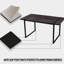 Table de salle à manger 59 po Modern, moderne avec pieds en métal
