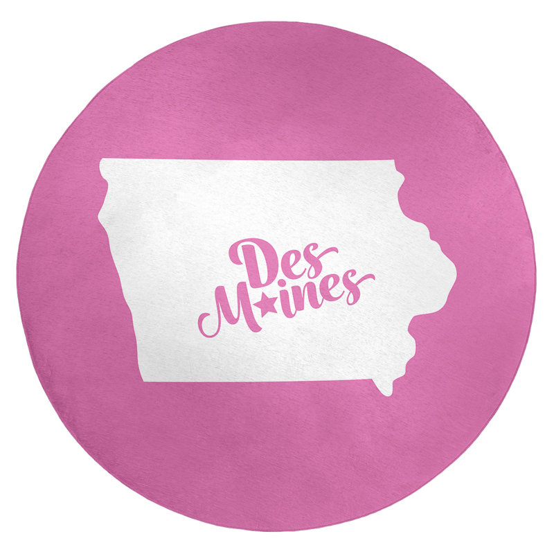 Tapis en poly-chenille des moines iowa