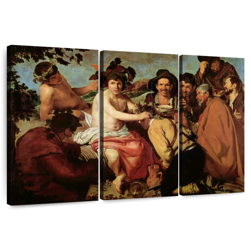 Leisha The Triumph Of Bacchus, 48" H x 74" W