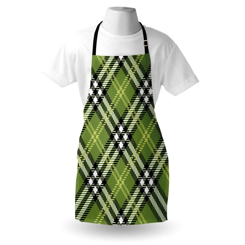 Plaid Bib Apron