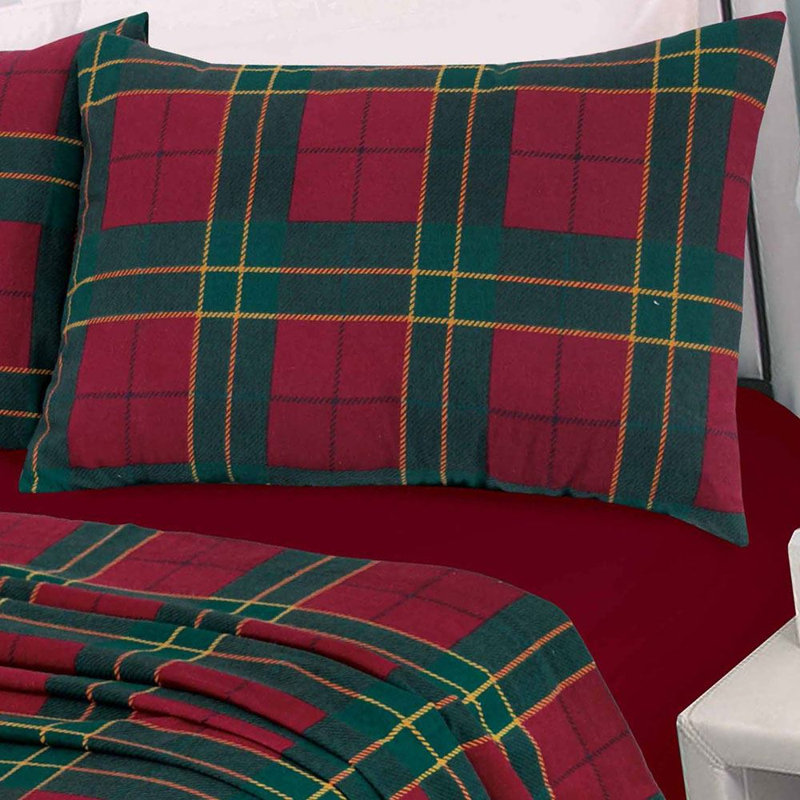 Alpen Home 100% Cotton Sheet Set, Double, Red