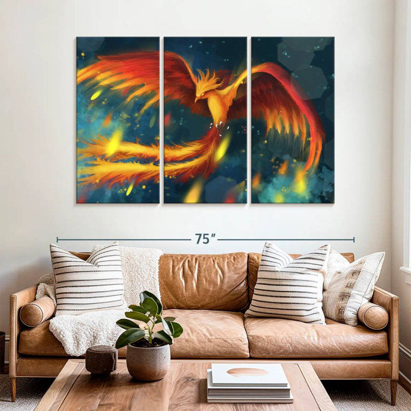 Kelan Phoenix, 42" H x 65" W