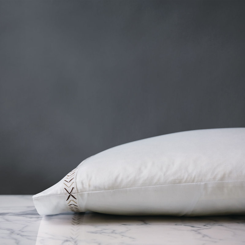 Miri Coffee Egyptian Cotton Sateen Pillowcase, King Pillowcase