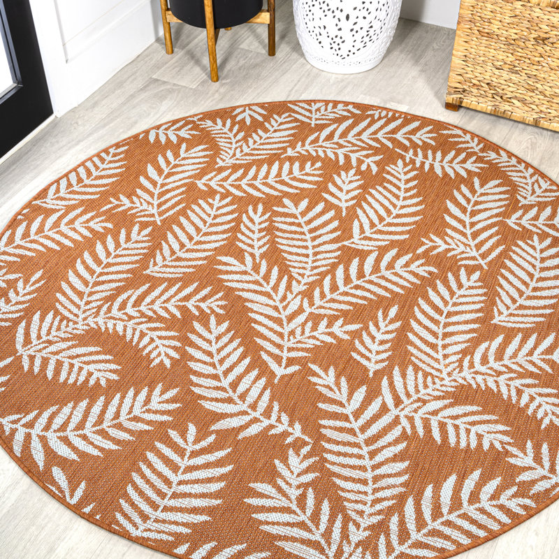 Tapis intérieur / extérieur Carnearney Nevis, Rond 5 pi 3 po