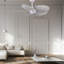 Alessandra Tropical - Five Blade Ceiling Fan - Matte White Finish - Matte White Blades-1004283743-1004283681