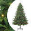 Artificial Pre-lit Christmas Tree with Ball Set-1130164423-1130164440