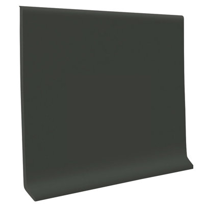 700 Series (TPR) Rubber 6" H x 48" L x 1/8" Thick Cove Wall Base Color Black Brown (Set of 30)