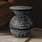 Aaliana Black and White Patterned End Table