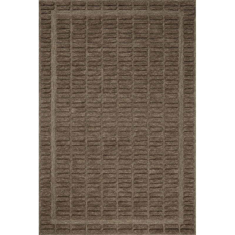 Tapis cacao / cacao Chris Loves Julia x Loloi Bradley, Rectangle 3 pi 6 po x 5 pi 6 po