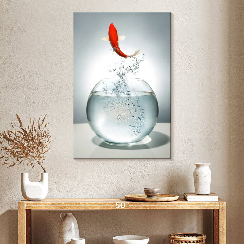 Brampt Fish Bowl Escape, 39" H x 26" W