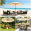 116cm Tilt Beach Parasol