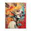Horloge murale rétro rétro femme-99633409