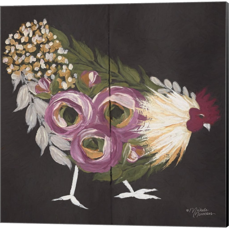Art floral sur toile (ensemble de 2) par Michele Norman