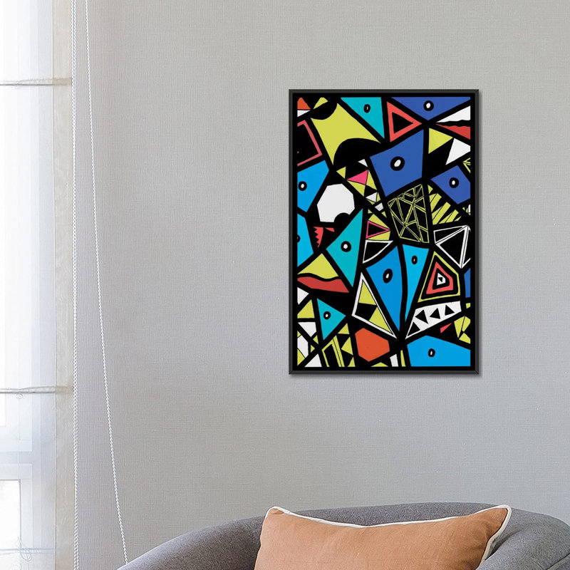 « urban renaissance » par barruf, impression sur toile tendue, H 26 po x l 18 po x P 1,5 po, Toile avec cadre noir