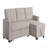 Upholstered Pull Out Sectional Sofa With Chaise-286731083