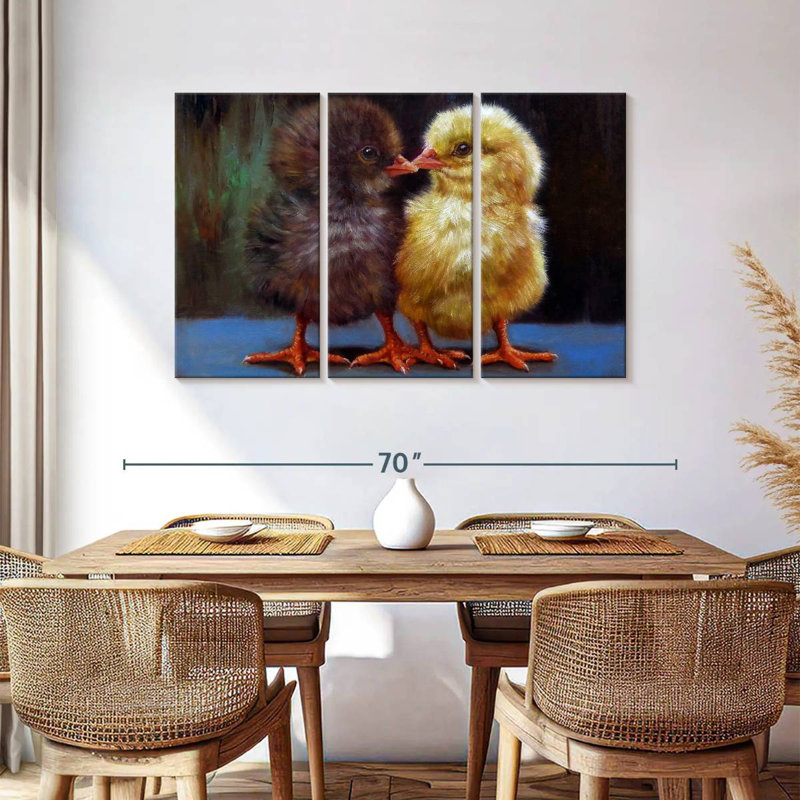 Brampt The Kiss Chicks, 36" H x 57" W