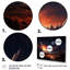 «Futur Cosmic Sunrise On Moon III», art mural de la planète espace-1220902536-1220902577