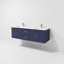 Ensemble de meuble-lavabo double mural 60 "Geneva-87285962-112899376