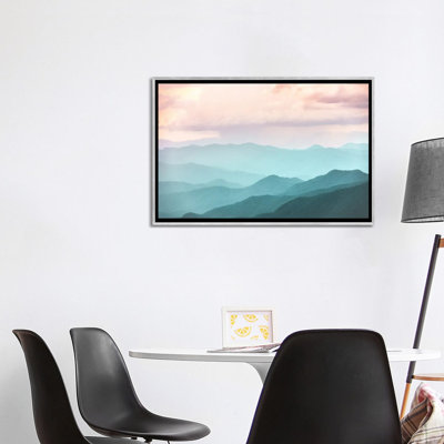 «Smoky Mountain National Park Sunset Layers II», reproduction d'art encadrée