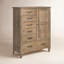 Edan Wood Farmhouse Wood Chifferobe