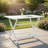Cami Outdoor Foldable Dining Table, Rectangular 44 Inch, White Wood-121489461