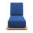 Varenna Outdoor Teak Wood Chaise Lounge , Sunbrella Cushion Included-95126889