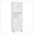 Modern Tall Bathroom Cabinet with Laundry Basket