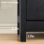 Buffet Cabinet For Kitchen With Adjustable Shelf And Drawer, Black Colour Dining Room Drawer In Style