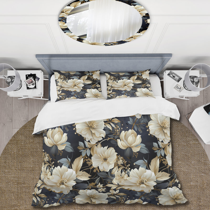 Ensemble de housse de couette Urban Victorian Splendor Victorian, Housse de couette pour grand lit et 2 taies décor