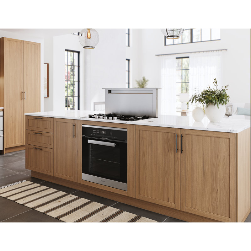 Zephyr Treviso 36 in. 600 CFM Telescopic Downdraft System with Single Blower in Stainless Steel, 30"