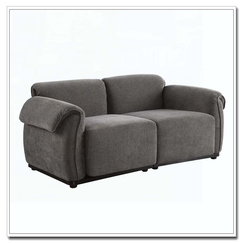Canapé de 68,5 po de longueur, Gris