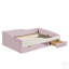 Structure de lit de jour rembourrée avec 2 tiroirs de rangement, tissu doux pour le confort et l'esthétique-1157033553-1157033559