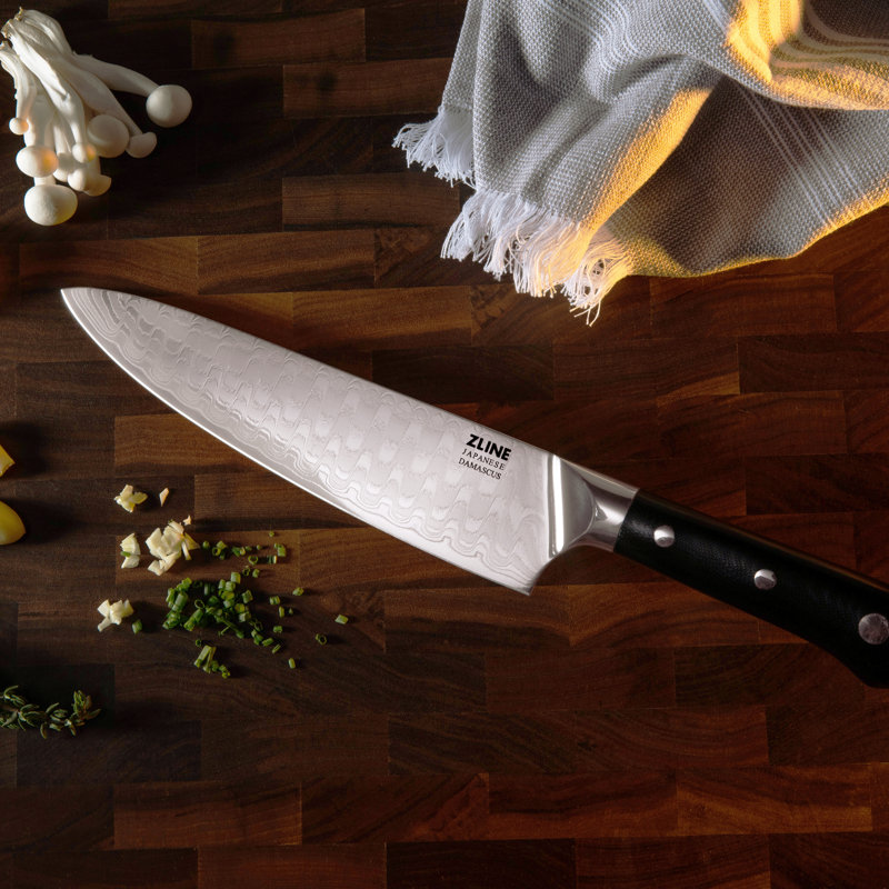 Zline 8” Professional Damascus Steel Chef’s Knife