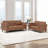 Elverna 66'' Faux Leather Sofa-1739800166