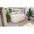 Encore 60-1/4 in. L x 32-1/4 in. W x 23-1/8 in. H Freestanding Acrylic Bathtub-96207834