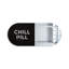 Décoration murale texte miroir brillant Chill Pill
